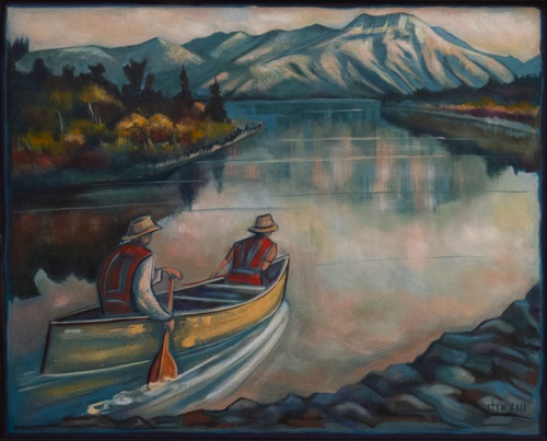 Waterton River to Vimy Peak
32 x 40 oil on canvas $2900 sold Waterton River to Vimy Peak
32 x 40 oil on canvas $2900 sold